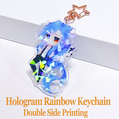 Custom Acrylic Keychain – Double-Sided Printing with Your Art, Photo, or Character