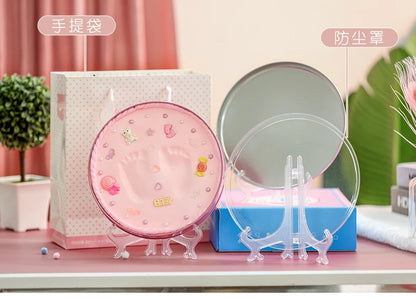 Diy Hand And Foot Print Modeling Clay Baby Footprint Baby Photo Frame Gift Box Color Clay Souvenir Newborn Plasticine Baby Gifts