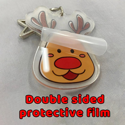 Custom Acrylic Keychain – Double-Sided Printing with Your Art, Photo, or Character