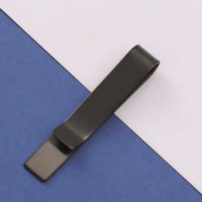 Personalized Tie Clip – Custom Engraved Name Stainless Steel Gift for Men
